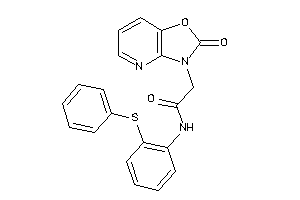 2-(2-ketooxazolo[4,5-b]pyridin-3-yl)-N-[2-(phenylthio)phenyl]acetamide