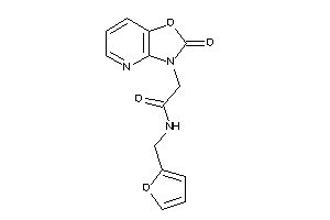 Image of N-(2-furfuryl)-2-(2-ketooxazolo[4,5-b]pyridin-3-yl)acetamide