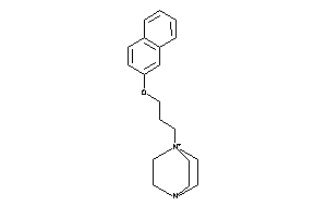 1-[3-(2-naphthoxy)propyl]-4-aza-1-azoniabicyclo[2.2.2]octane