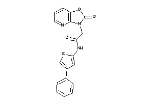 Image of 2-(2-ketooxazolo[4,5-b]pyridin-3-yl)-N-(4-phenyl-2-thienyl)acetamide