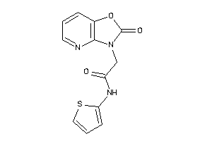 Image of 2-(2-ketooxazolo[4,5-b]pyridin-3-yl)-N-(2-thienyl)acetamide