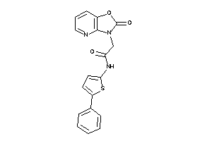 Image of 2-(2-ketooxazolo[4,5-b]pyridin-3-yl)-N-(5-phenyl-2-thienyl)acetamide
