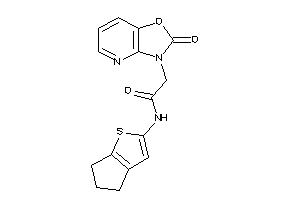 N-(5,6-dihydro-4H-cyclopenta[b]thiophen-2-yl)-2-(2-ketooxazolo[4,5-b]pyridin-3-yl)acetamide