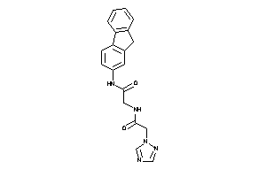 N-(9H-fluoren-2-yl)-2-[[2-(1,2,4-triazol-1-yl)acetyl]amino]acetamide