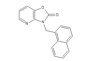 3-(1-naphthylmethyl)oxazolo[4,5-b]pyridin-2-one