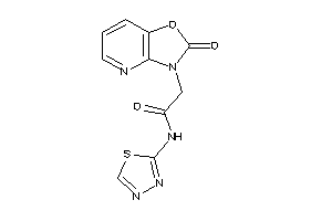 Image of 2-(2-ketooxazolo[4,5-b]pyridin-3-yl)-N-(1,3,4-thiadiazol-2-yl)acetamide