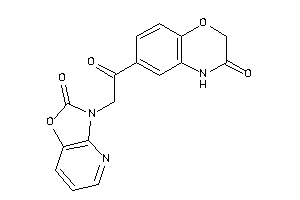6-[2-(2-ketooxazolo[4,5-b]pyridin-3-yl)acetyl]-4H-1,4-benzoxazin-3-one