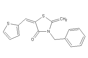 Image of 3-benzyl-2-methylene-5-(2-thenylidene)thiazolidin-4-one