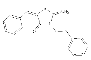 5-benzal-2-methylene-3-phenethyl-thiazolidin-4-one