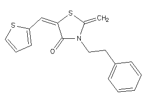 Image of 2-methylene-3-phenethyl-5-(2-thenylidene)thiazolidin-4-one