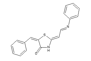 5-benzal-2-(2-phenyliminoethylidene)thiazolidin-4-one