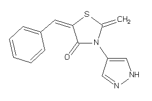 5-benzal-2-methylene-3-(1H-pyrazol-4-yl)thiazolidin-4-one