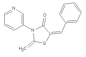 Image of 5-benzal-2-methylene-3-(3-pyridyl)thiazolidin-4-one
