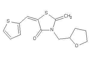 Image of 2-methylene-3-(tetrahydrofurfuryl)-5-(2-thenylidene)thiazolidin-4-one