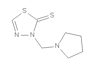 3-(pyrrolidinomethyl)-1,3,4-thiadiazole-2-thione
