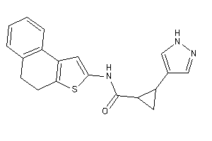 N-(4,5-dihydrobenzo[e]benzothiophen-2-yl)-2-(1H-pyrazol-4-yl)cyclopropanecarboxamide