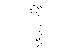 N-isoxazol-3-yl-2-[(2-thioxo-1,3,4-thiadiazol-3-yl)methylamino]acetamide