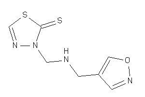 3-[(isoxazol-4-ylmethylamino)methyl]-1,3,4-thiadiazole-2-thione