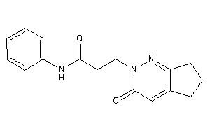 3-(3-keto-6,7-dihydro-5H-cyclopenta[c]pyridazin-2-yl)-N-phenyl-propionamide