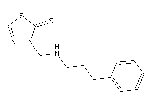 3-[(3-phenylpropylamino)methyl]-1,3,4-thiadiazole-2-thione