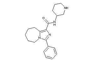 Image of 3-phenyl-N-(3-piperidyl)-6,7,8,9-tetrahydro-5H-imidazo[1,5-a]azepine-1-carboxamide