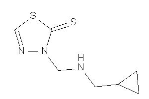 3-[(cyclopropylmethylamino)methyl]-1,3,4-thiadiazole-2-thione