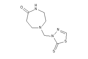1-[(2-thioxo-1,3,4-thiadiazol-3-yl)methyl]-1,4-diazepan-5-one