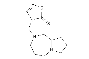 3-(1,3,4,5,7,8,9,9a-octahydropyrrolo[1,2-a][1,4]diazepin-2-ylmethyl)-1,3,4-thiadiazole-2-thione