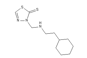 3-[(2-cyclohexylethylamino)methyl]-1,3,4-thiadiazole-2-thione