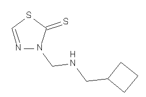 3-[(cyclobutylmethylamino)methyl]-1,3,4-thiadiazole-2-thione
