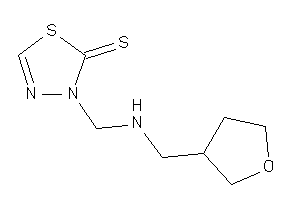 3-[(tetrahydrofuran-3-ylmethylamino)methyl]-1,3,4-thiadiazole-2-thione