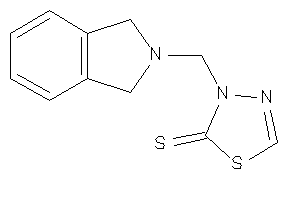 3-(isoindolin-2-ylmethyl)-1,3,4-thiadiazole-2-thione