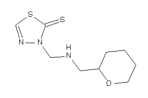 3-[(tetrahydropyran-2-ylmethylamino)methyl]-1,3,4-thiadiazole-2-thione