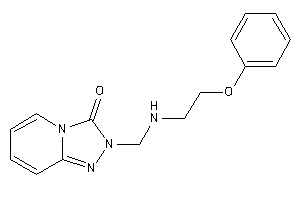 2-[(2-phenoxyethylamino)methyl]-[1,2,4]triazolo[4,3-a]pyridin-3-one