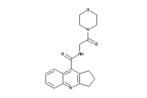 Image of N-(2-keto-2-morpholino-ethyl)-2,3-dihydro-1H-cyclopenta[b]quinoline-9-carboxamide