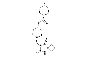 7-[[4-(2-keto-2-piperazino-ethyl)piperidino]methyl]-5,7-diazaspiro[3.4]octane-6,8-quinone