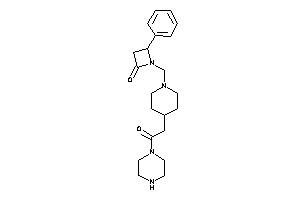 1-[[4-(2-keto-2-piperazino-ethyl)piperidino]methyl]-4-phenyl-azetidin-2-one