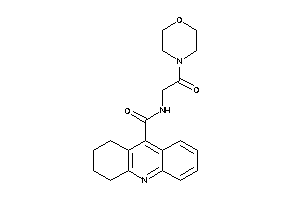 Image of N-(2-keto-2-morpholino-ethyl)-1,2,3,4-tetrahydroacridine-9-carboxamide