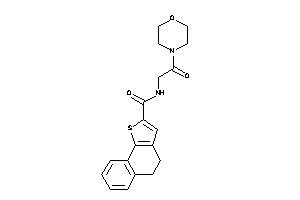 N-(2-keto-2-morpholino-ethyl)-4,5-dihydrobenzo[g]benzothiophene-2-carboxamide