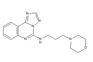 Image of 3-morpholinopropyl([1,2,4]triazolo[1,5-c]quinazolin-5-yl)amine