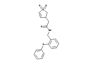 2-(1,1-diketo-2,3-dihydrothiophen-3-yl)-N-(2-phenoxybenzyl)acetamide