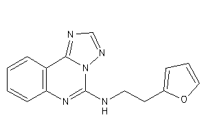 Image of 2-(2-furyl)ethyl-([1,2,4]triazolo[1,5-c]quinazolin-5-yl)amine