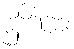 6-(4-phenoxypyrimidin-2-yl)-5,7-dihydro-4H-thieno[2,3-c]pyridine