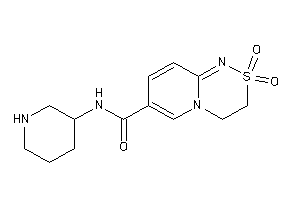 2,2-diketo-N-(3-piperidyl)-3,4-dihydropyrido[2,1-c][1,2,4]thiadiazine-7-carboxamide