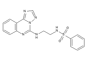 N-[2-([1,2,4]triazolo[1,5-c]quinazolin-5-ylamino)ethyl]benzenesulfonamide