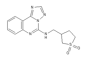 Image of (1,1-diketothiolan-3-yl)methyl-([1,2,4]triazolo[1,5-c]quinazolin-5-yl)amine