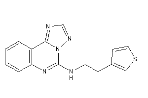 Image of 2-(3-thienyl)ethyl-([1,2,4]triazolo[1,5-c]quinazolin-5-yl)amine