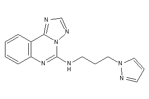 3-pyrazol-1-ylpropyl([1,2,4]triazolo[1,5-c]quinazolin-5-yl)amine