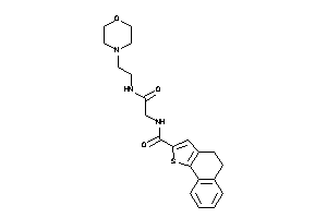 N-[2-keto-2-(2-morpholinoethylamino)ethyl]-4,5-dihydrobenzo[g]benzothiophene-2-carboxamide