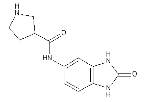 N-(2-keto-1,3-dihydrobenzimidazol-5-yl)pyrrolidine-3-carboxamide